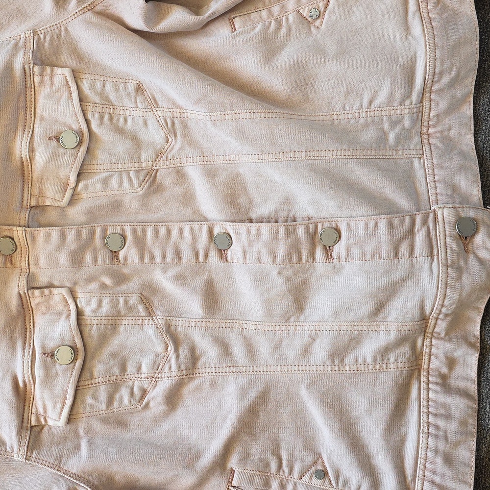 Y2k Liverpool Light Pink Jean Jacket - Picture 5 of 8